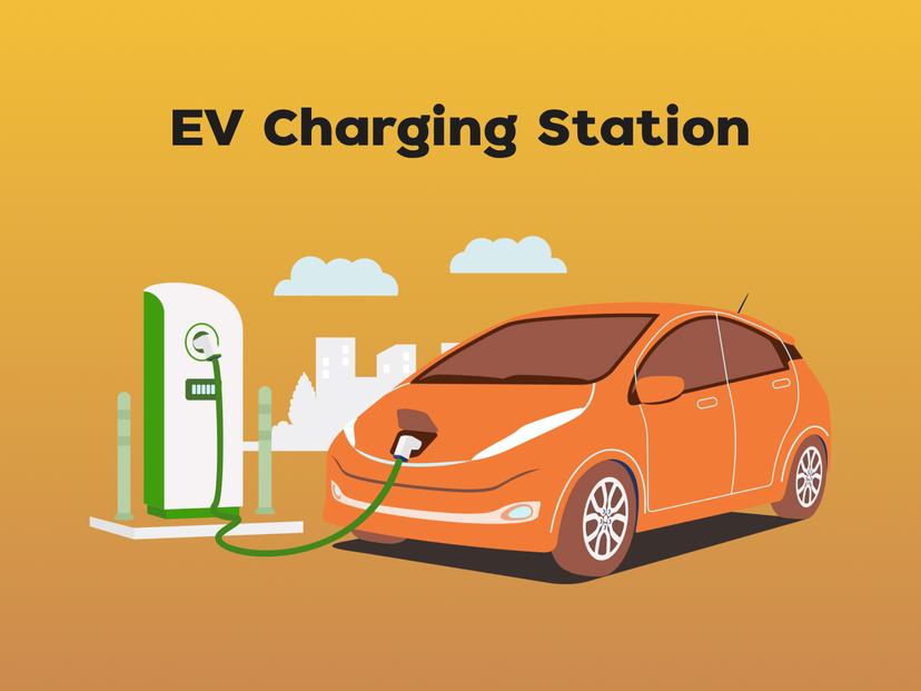 electric car charging station King Mongkut's Ladkrabang