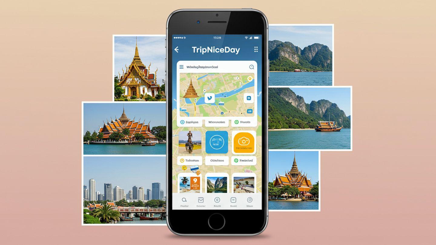 ที่เที่ยวใกล้ฉันหาไม่ยาก แค่โหลดแอป TripNiceDay มาใช้งาน ก็เหมือนมีผู้ช่วยเรื่องไปเที่ยวทั่วประเทศไทย 🇹🇭