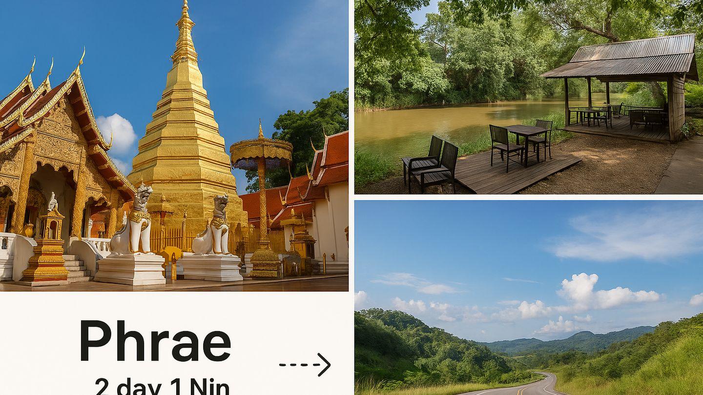 แจกทริปเดินทางเที่ยวแพร่ 2 วัน 1 คืน: วัดสวย คาเฟ่ริมแม่น้ำ และเส้นทางเชื่อมสายอีสาน