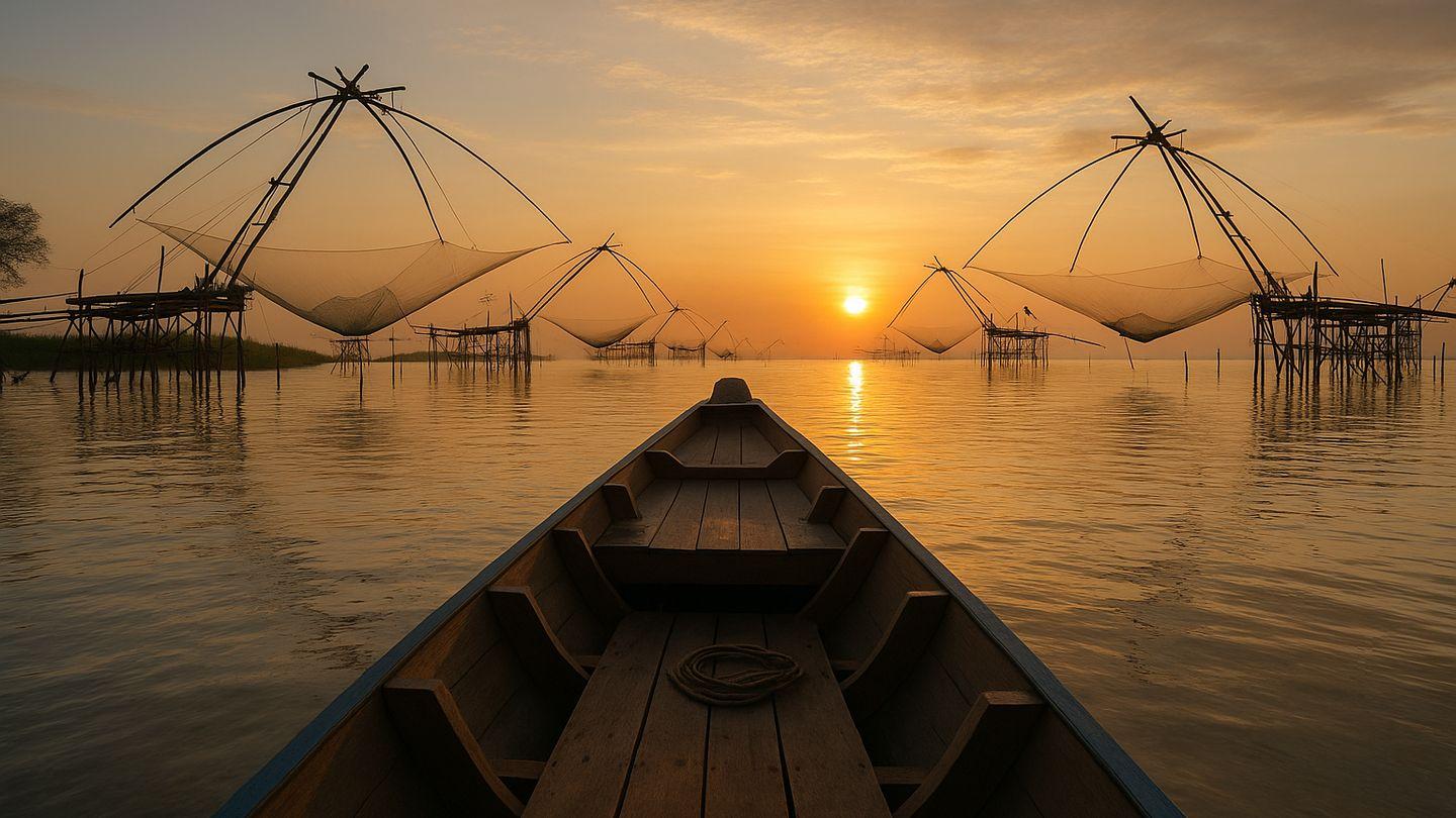 คลองปากประ พัทลุง: ล่องเรือดูยอยักษ์ สัมผัสวิถีชาวเลยามเช้า