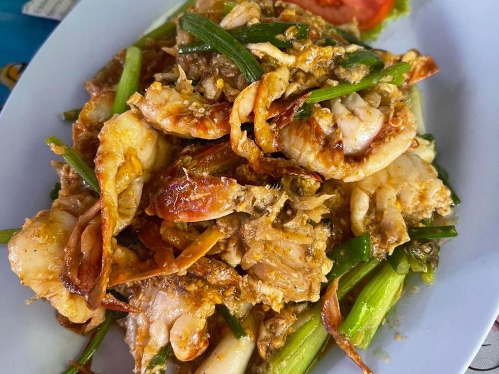 Papaya salad with crab, Jay Malee - the old one