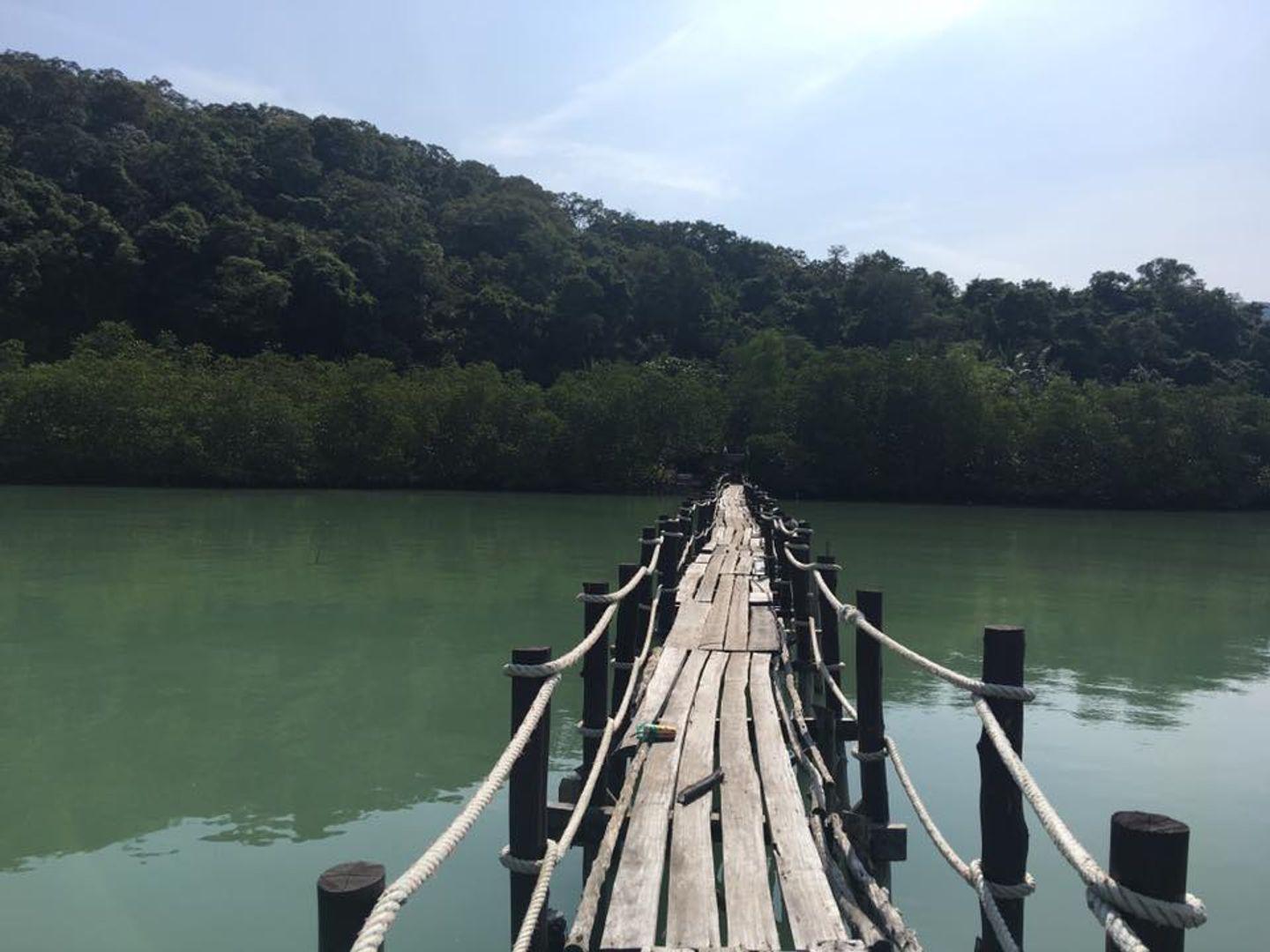 Ao Ted wooden bridge Ao Ted