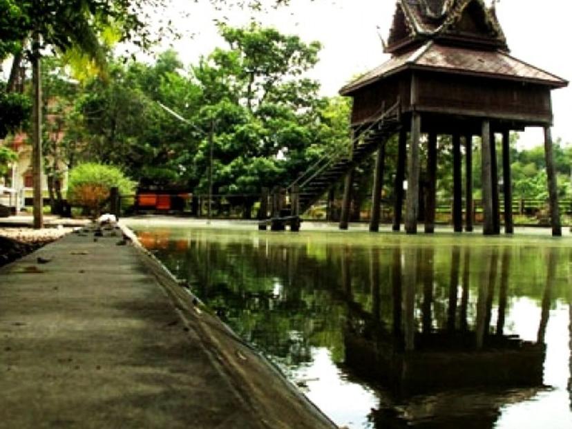 temple under the yard
