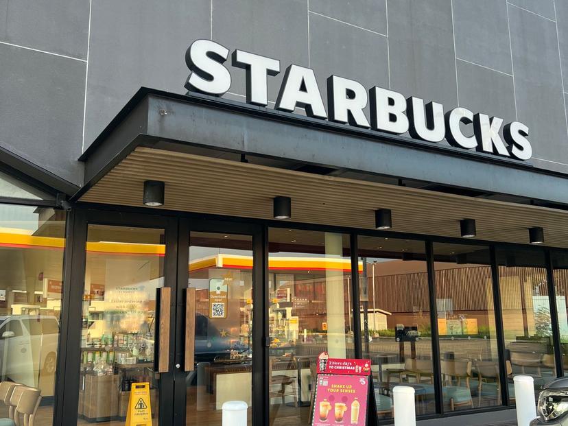 Starbucks Drive Thru at Shell Wang Manao