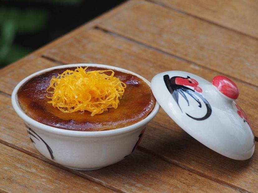 Mother-in-law's custard cake
