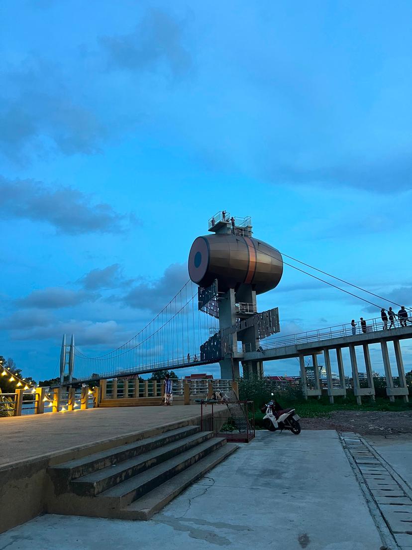 Mae Klong River View Suspension Bridge (Wat Yai)