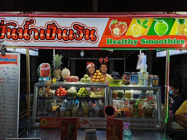 ร้านปั่นน้ำเป็นเงิน@โต้รุ่งสระแก้ว ลพบุรี